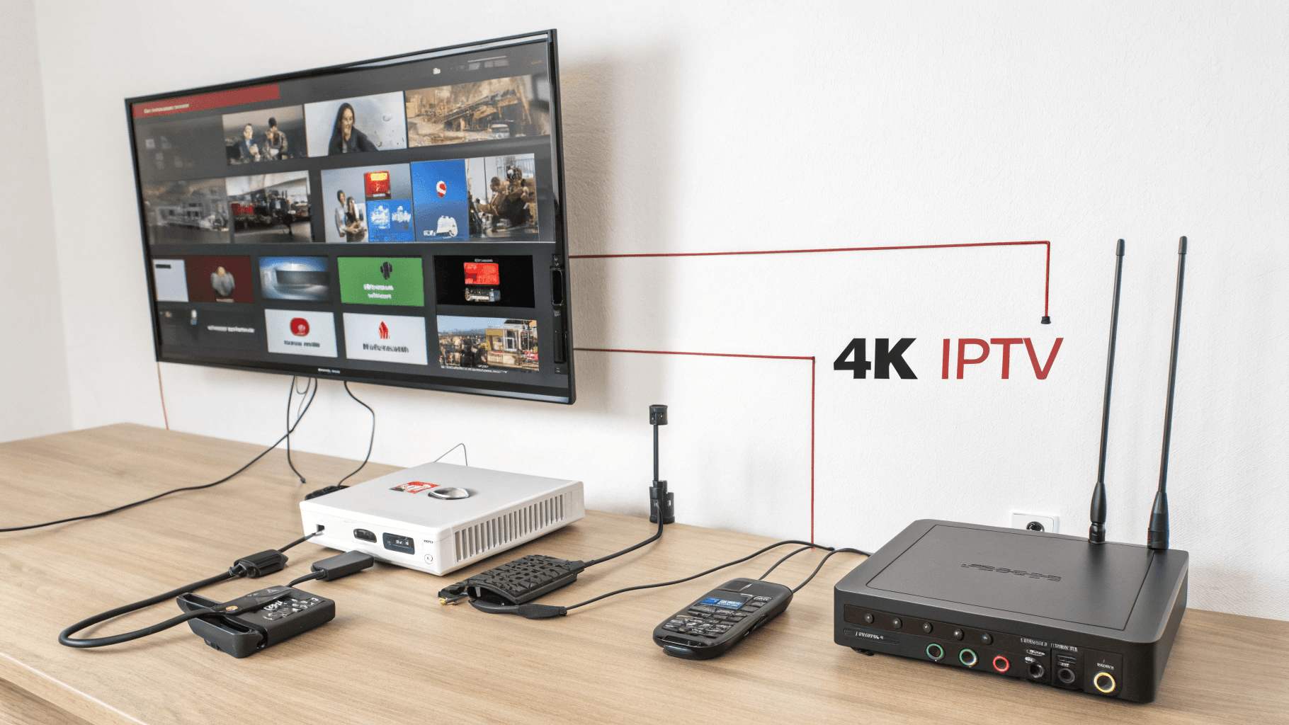 How 4K Live IPTV Works Flowchart of 4K Live IPTV streaming process